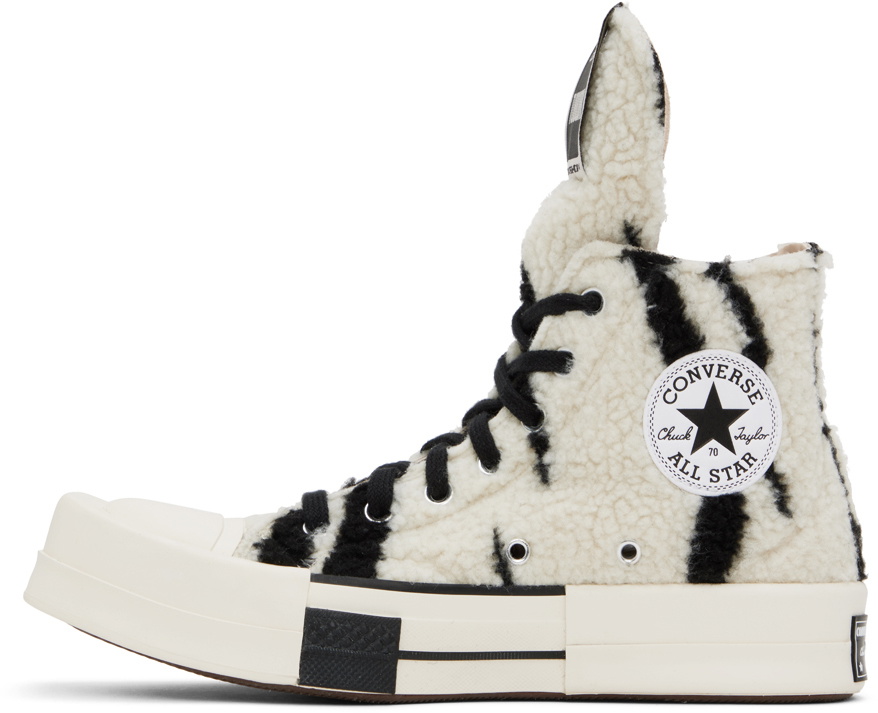 Rick Owens DRKSHDW Black & White Converse Edition Turbodrk