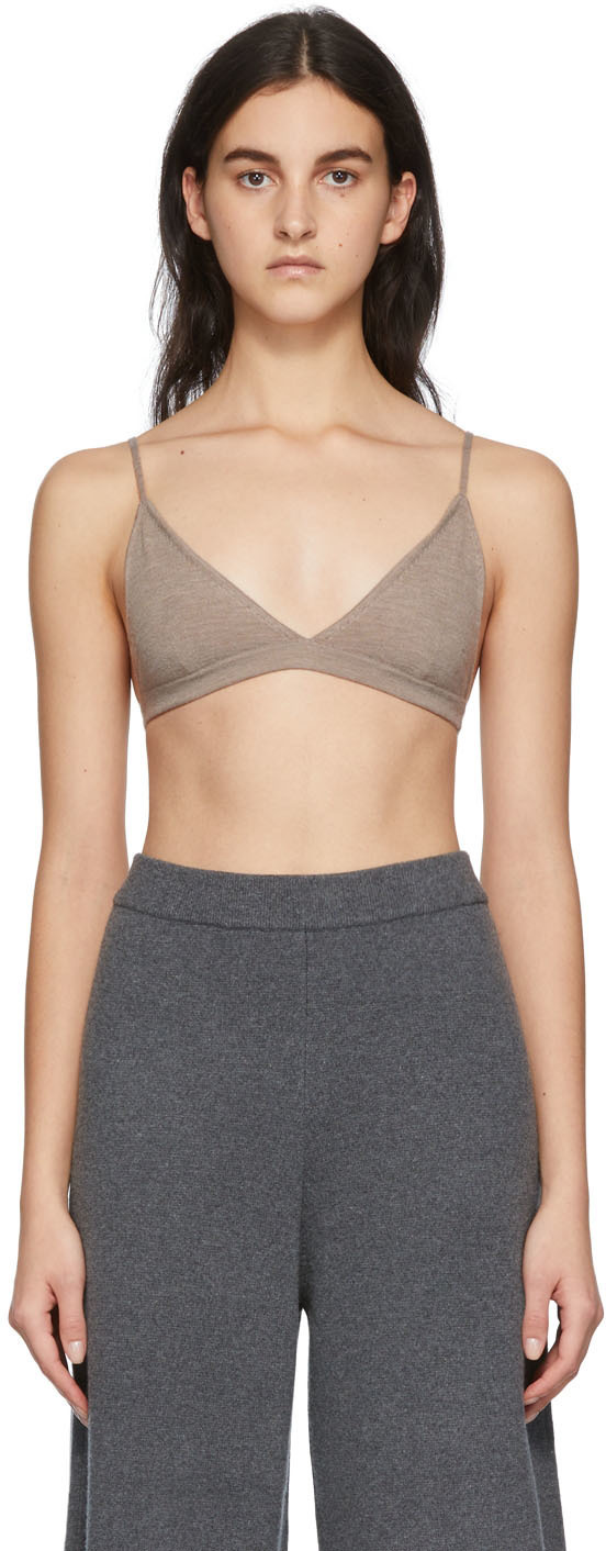 Joseph Brown Stretch Cashmere Bralette