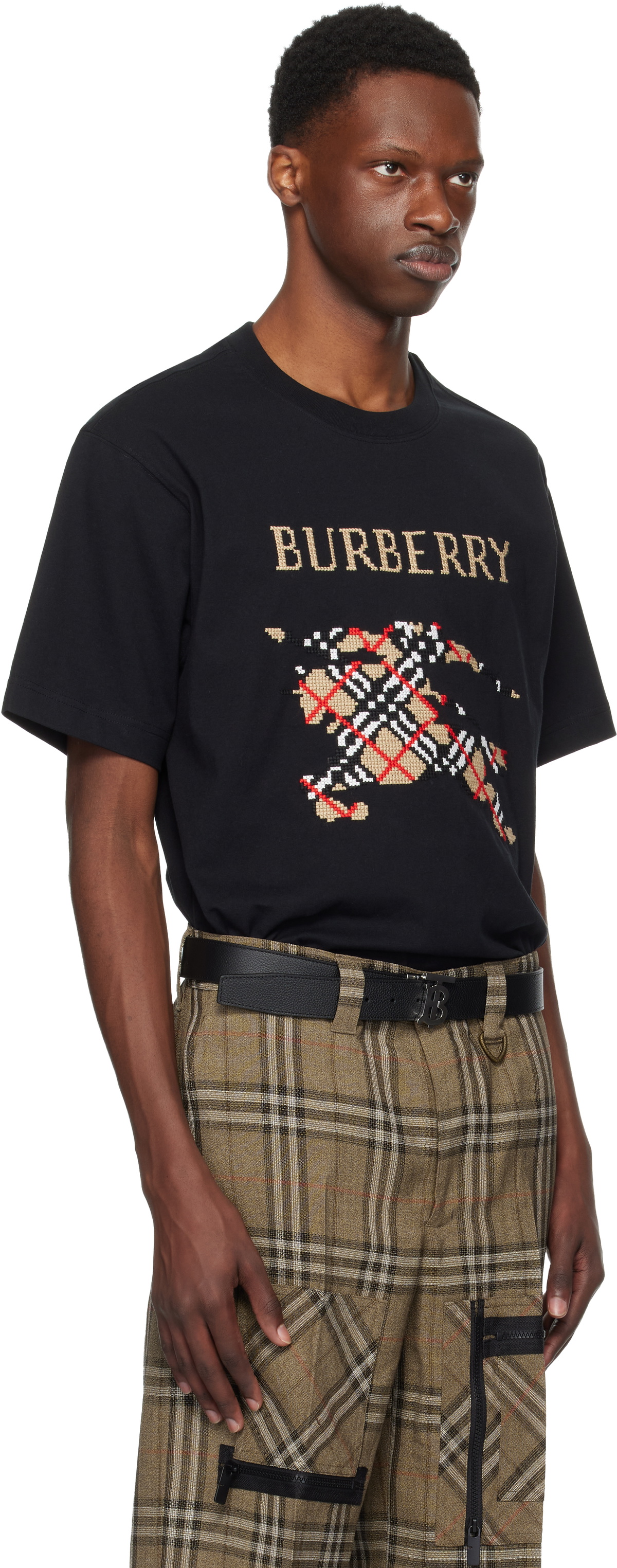 BURBERRY EKD プリント コットン Tシャツ SS25【新作】 Burberry EKD Cotton T-Shirt | Saks Fifth Avenue