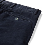 Zanella - Noah Stretch-Cotton Corduroy Trousers - Blue