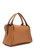 Tods Grained Leather top Handle bag - Beige - One Size