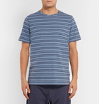 Oliver Spencer Loungewear - Dartford Striped Cotton-Jersey T-Shirt - Blue