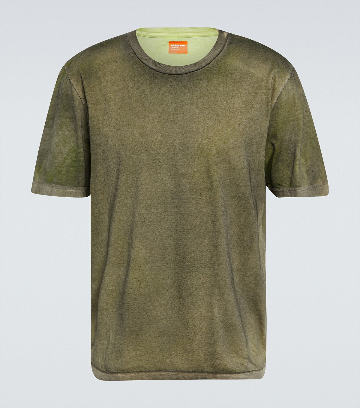 NotSoNormal - Sprayed cotton jersey T-shirt