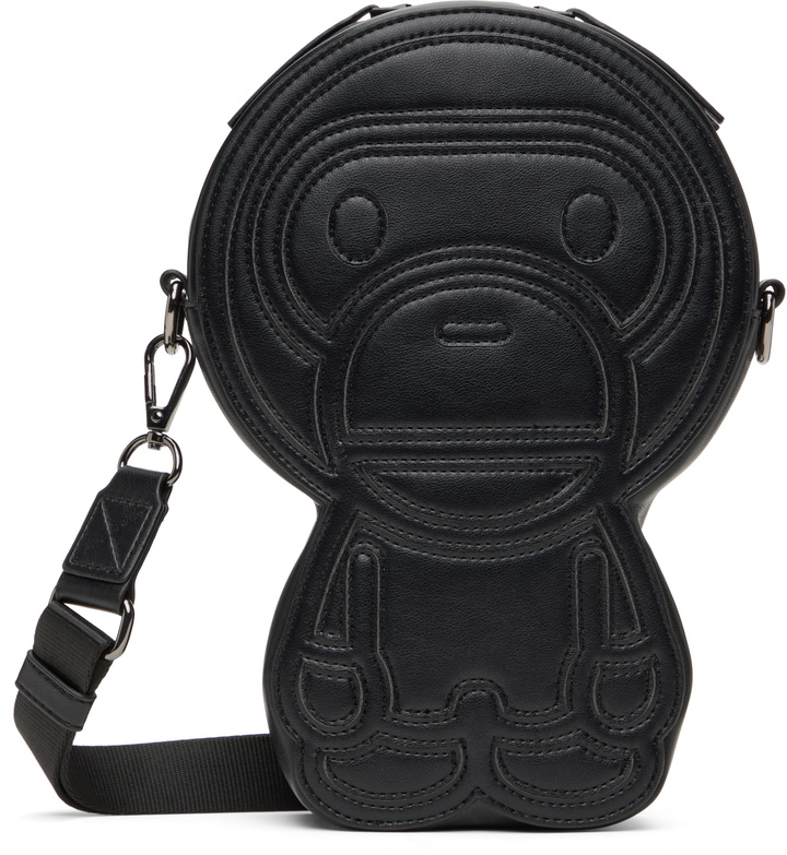 Photo: BAPE Black Baby Milo PU Leather Bag