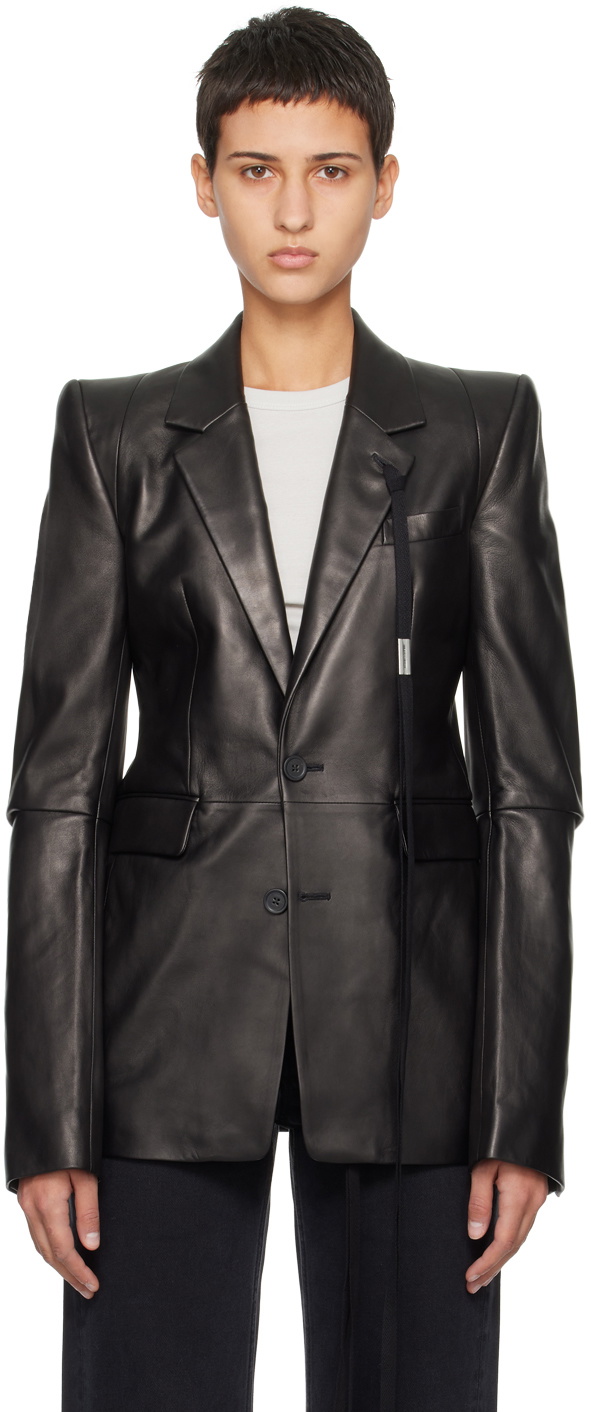 Photo: Ann Demeulemeester Black Nathan Leather Jacket