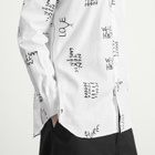 Comme des Garçons SHIRT Men's Printed Poplin Shirt in White