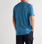 Missoni - Space-Dyed Cotton-Jersey T-Shirt - Blue