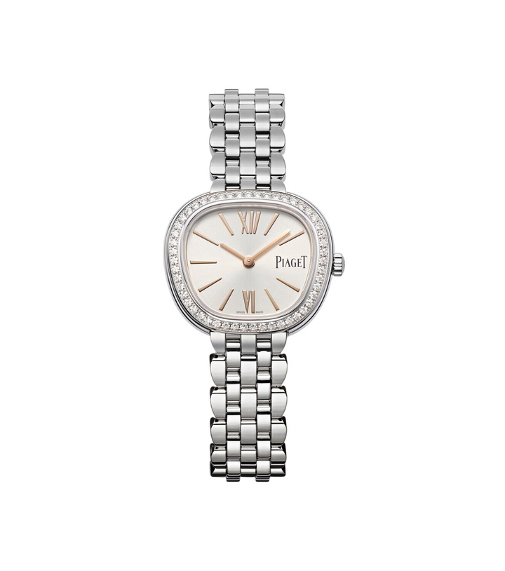 Photo: Piaget Sixtie embellished stainless steel watch
