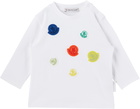 Moncler Enfant Baby White Patches Long Sleeve T-Shirt