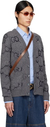 Gucci Gray GG Cardigan