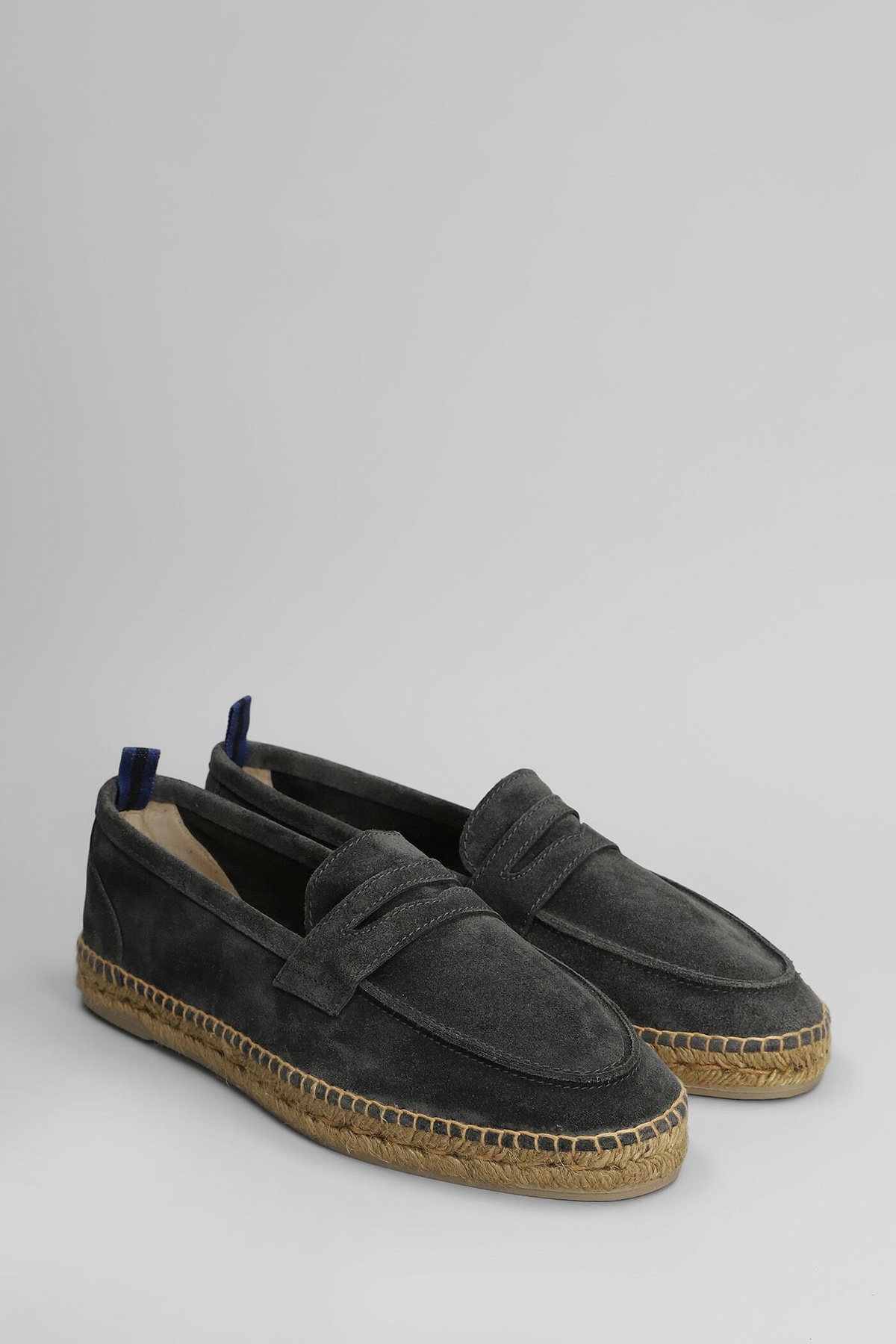 Castañer Nacho T-186 Espadrilles In Grey Suede