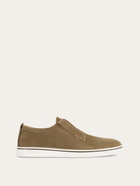 Ferragamo Mens Derby slip-on in Brown