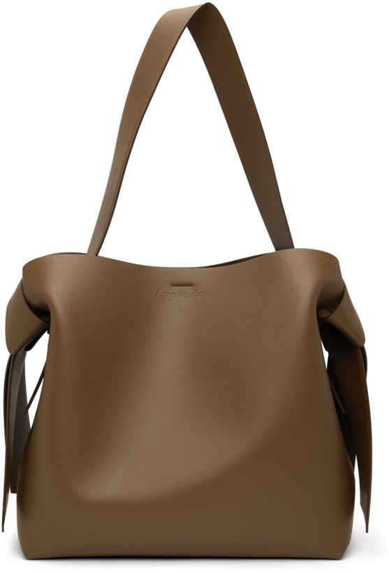 Photo: Acne Studios Brown Musubi Midi Shoulder Bag