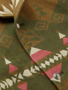 Visvim - Hopiland Printed Wool, Linen and Cotton-Blend Coat - Brown