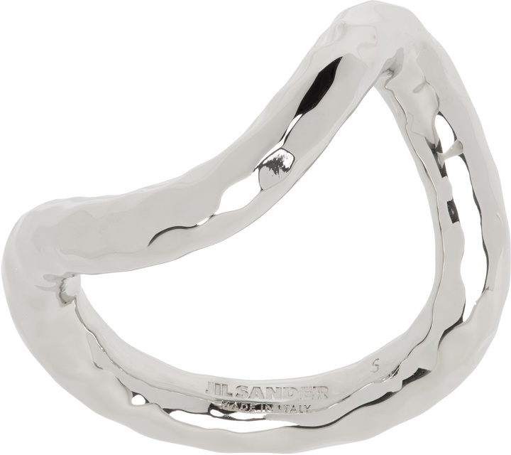 Photo: Jil Sander Silver Hammered Ring