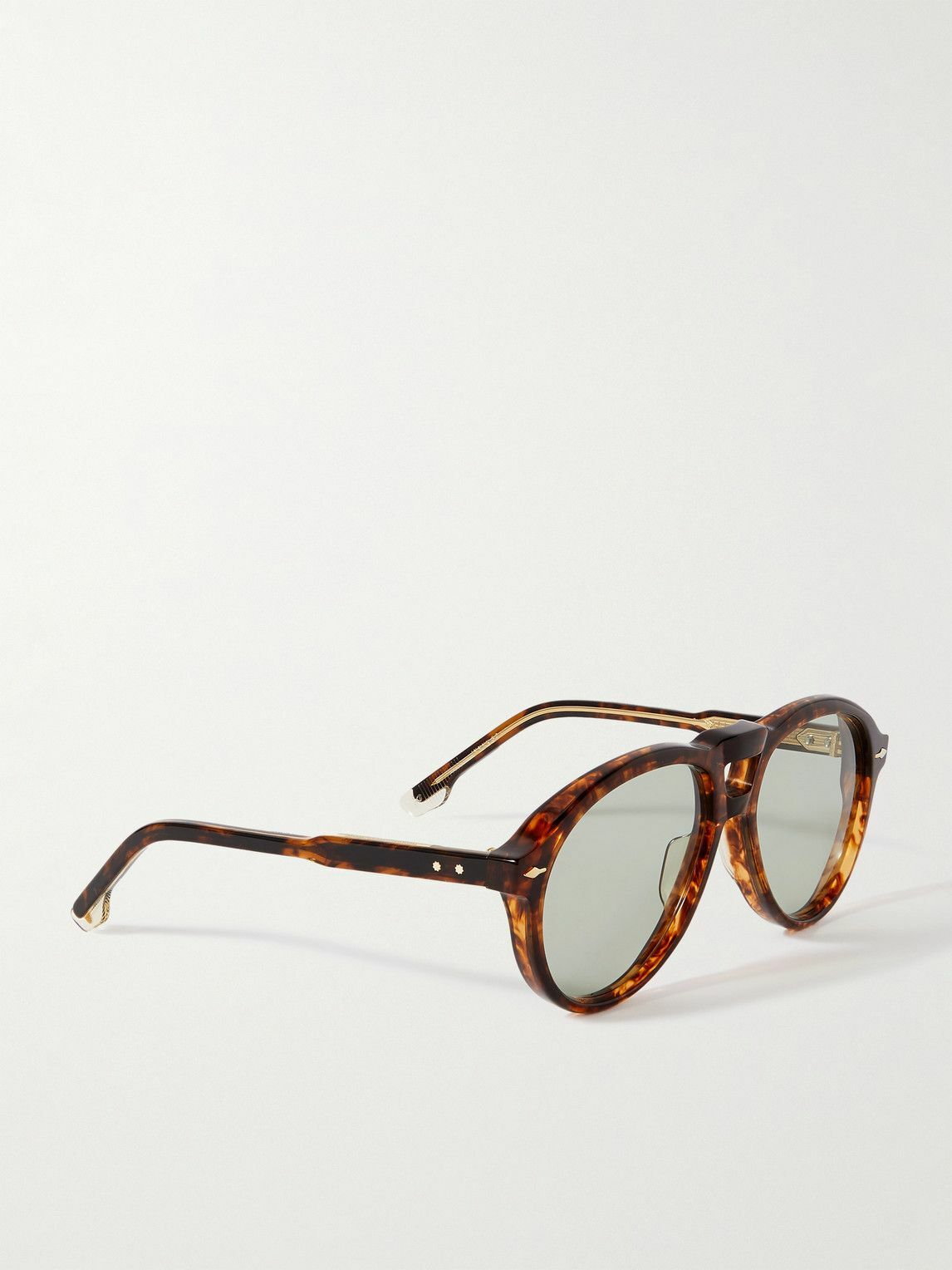 Jacques Marie Mage - Valkyrie Aviator-Style Tortoiseshell Acetate Sunglasses