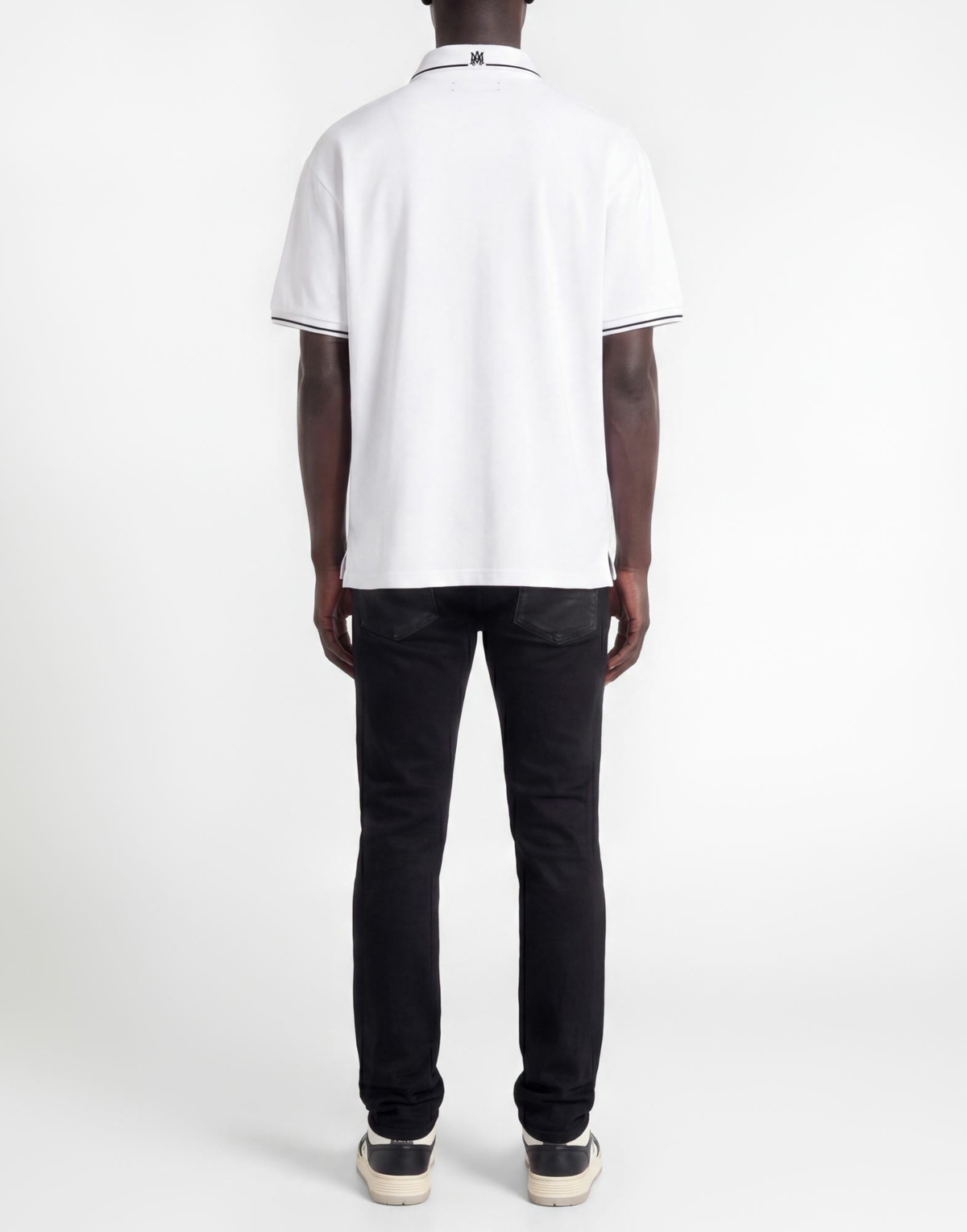 Amiri Mens Polo shirt in White