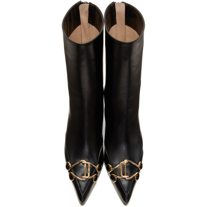 Olivier Theyskens Black Swanson Boots