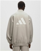 Adidas Basketball Track Jacket Grey - Mens - Zippers
