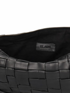 ST.AGNI Crescent Textured Leather Shoulder Bag