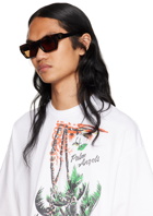 Palm Angels Tortoiseshell & Black Empire Sunglasses