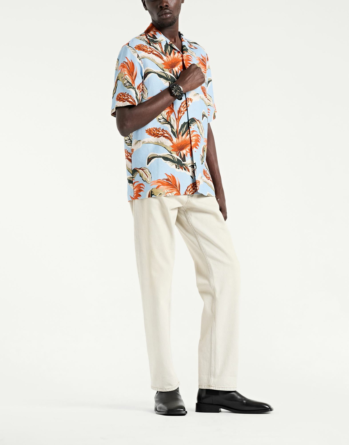 Maison Margiela Mens Shirt Light in Blue