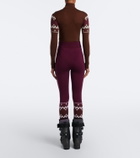 Perfect Moment Fair Isle wool bodysuit