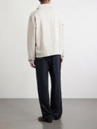 Kartik Research - Bead-embellished Embroidered Linen Jacket - Neutrals