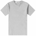 Maison Kitsuné Men's Embroidered Relaxed T-Shirt in Grey Melange