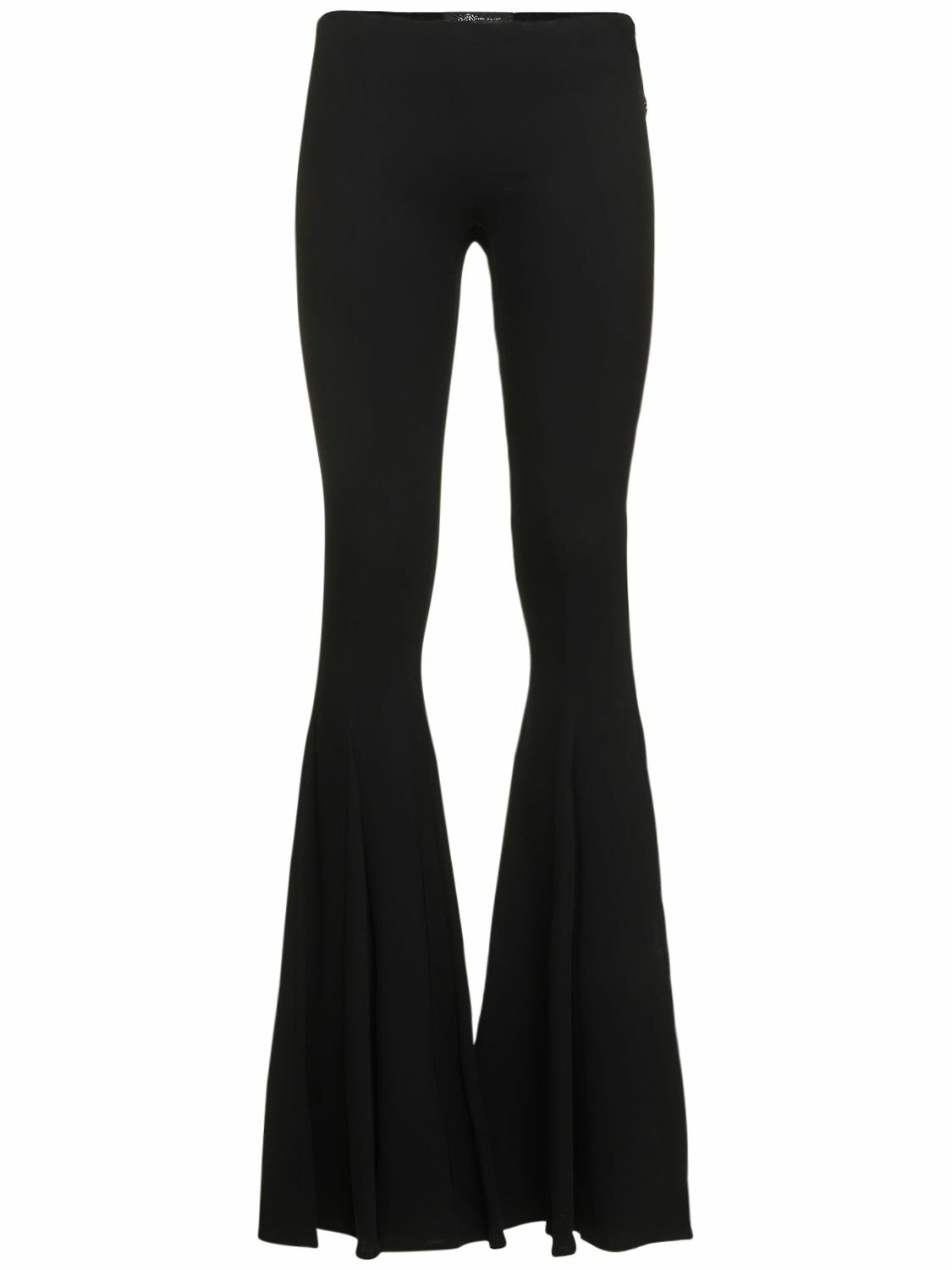 パンツ BLUMARINE Black Crepe Pant Straight-leg Twill Pants | Blumarine