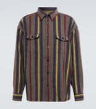 Visvim - Striped wool-blend overshirt