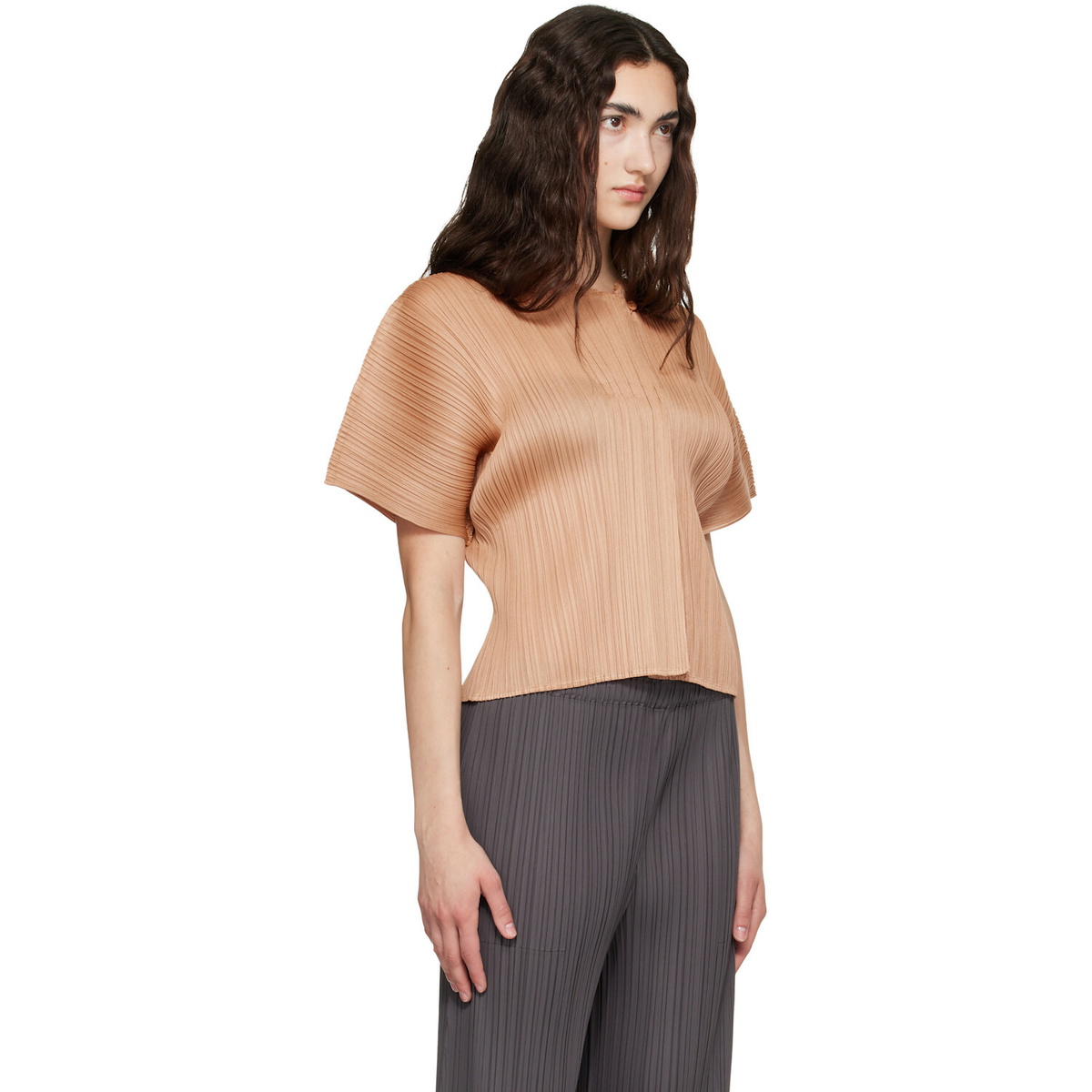 PLEATS PLEASE ISSEY MIYAKE Pink Monthly Colors June Top