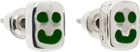 MAPLE Silver Smiley Earrings