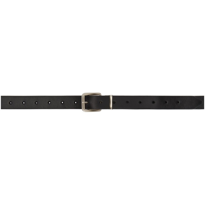 Photo: Lemaire Black Thin Leather Belt