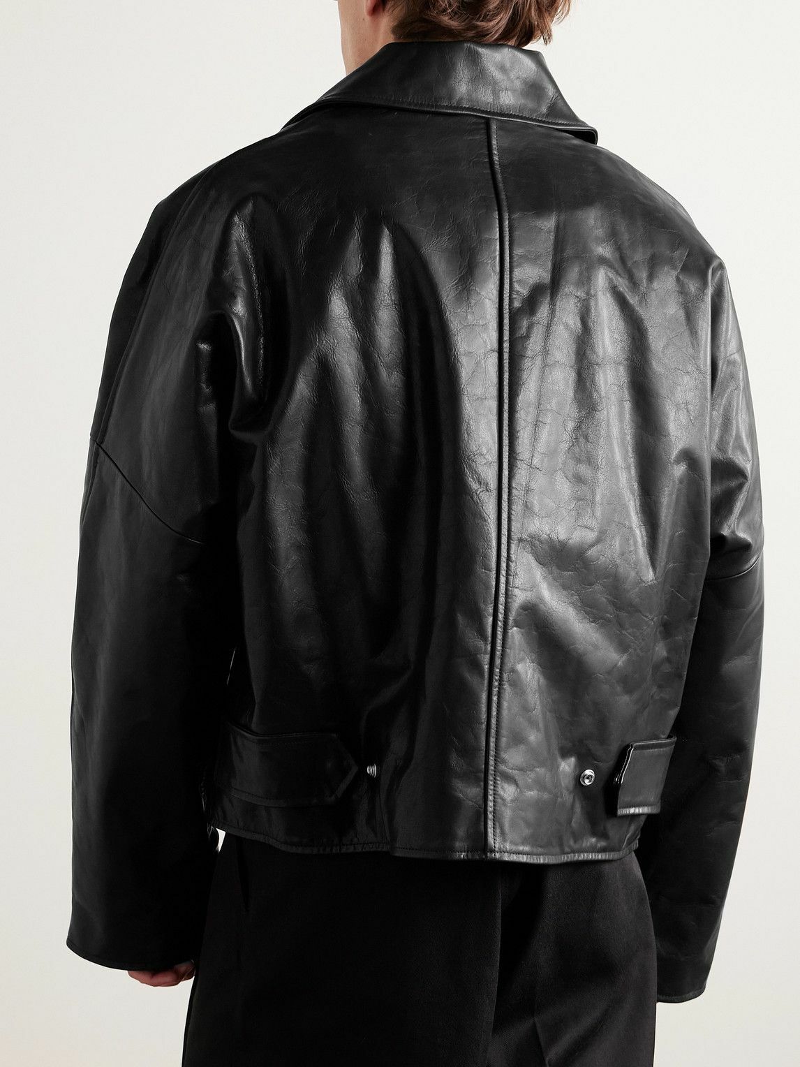 ジャケット・アウター Entire Studios CACHE LEATHER JACKET Entire Studios – Cache Leather Jacket Black