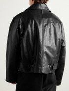 Entire Studios - Cache Cropped Leather Jacket - Black