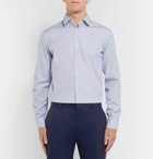 Hugo Boss - Blue Slim-Fit Striped Cotton-Poplin Shirt - Blue