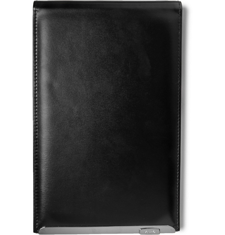 Photo: Pineider - 1949 Leather Desk Notebook - Black