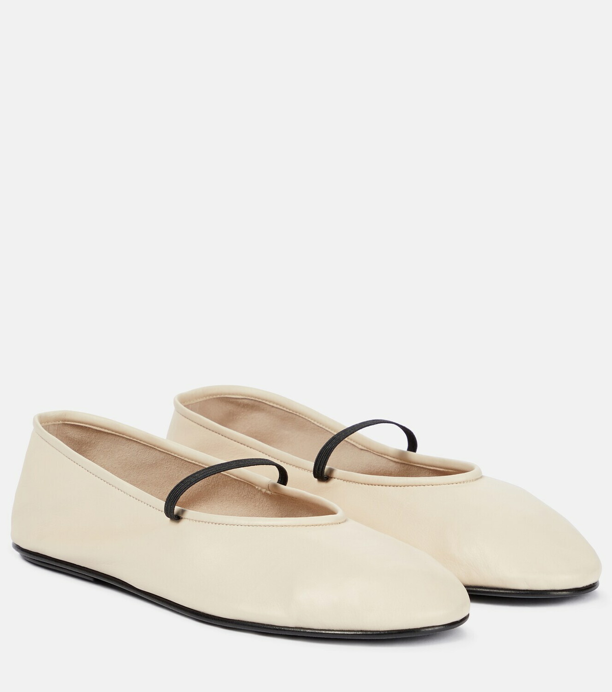 The Row Leather ballet flats The Row