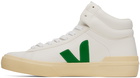 VEJA White & Green Minotaur High Sneakers