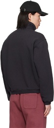 Stüssy Black Half-Zip Sweater