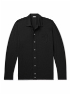 Incotex - Slim-Fit IceCotton-Crepe Shirt - Black