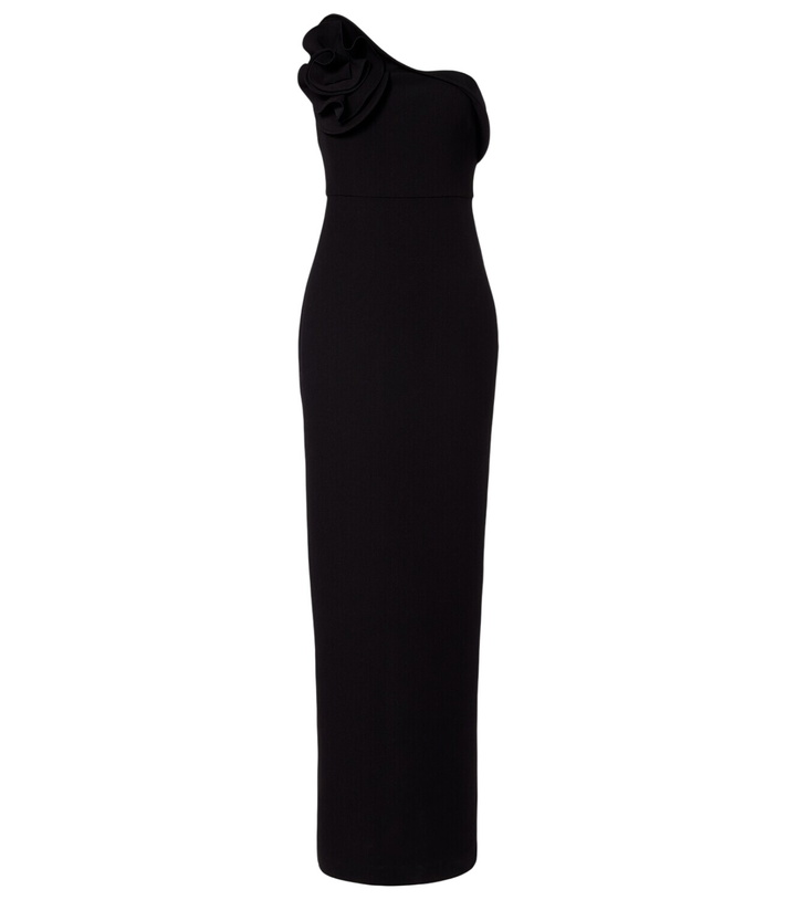 Photo: Roland Mouret Floral asymmetric corset gown