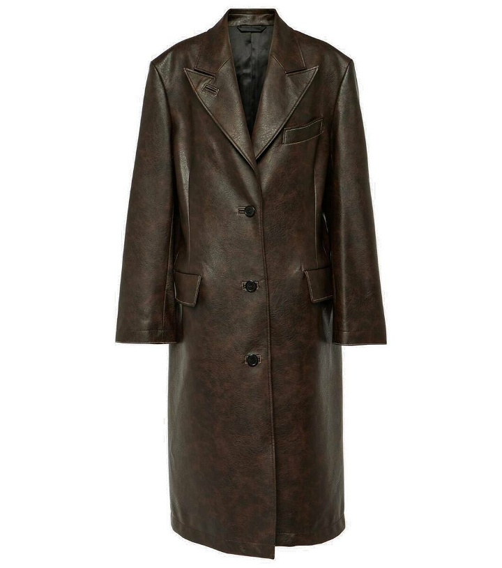 Photo: Acne Studios Ovittor faux leather coat