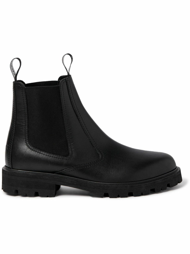 Photo: CELINE - Margaret Leather Chelsea Boots - Black