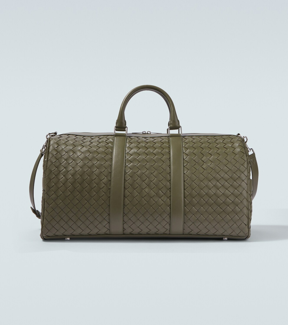Bottega Veneta Intrecciato leather duffel bag