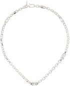 Hatton Labs Silver Solitaire Chain Necklace