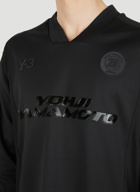Logo Print Long Sleeve T-Shirt in Black