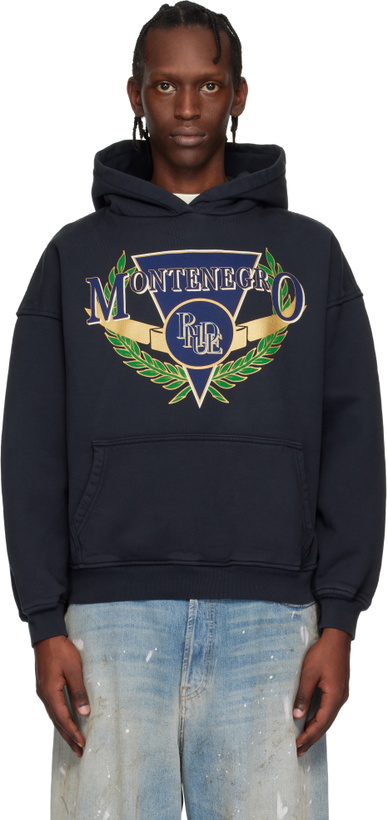 Photo: Rhude Black Montenegro Regatta Hoodie