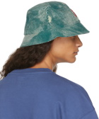 Brain Dead Green Spikey Bleached Bucket Hat
